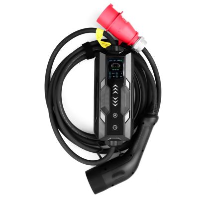 Immax - Φορητός σταθμός φόρτισης EV για ηλεκτρικά οχήματα AC Type 2 32A/380V 22kW 5m + θήκη