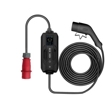 Immax - Σταθμός φόρτισης ταξιδιού EV για ηλεκτρικά αυτοκίνητα AC Type 2 32A/380V 22kW 5m + θήκη