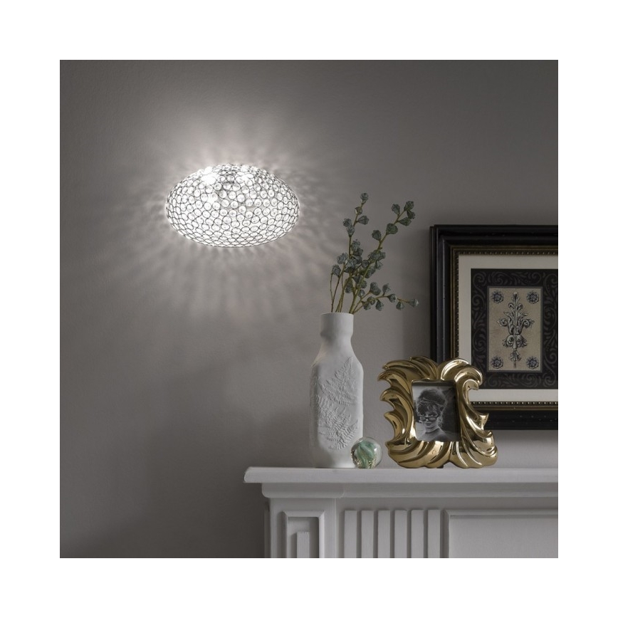 Incanti ILL W2 10 60 - Φωτιστικό τοίχου LILAS 2xE14/28W/230V