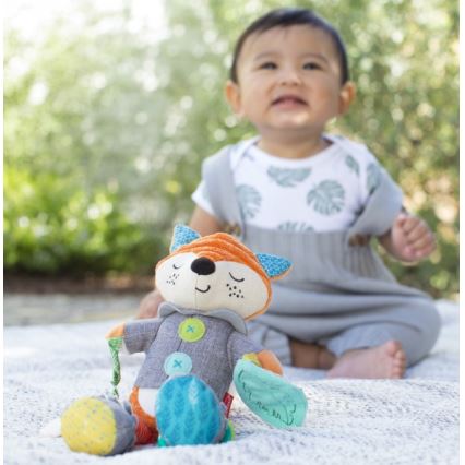 Infantino - Μαλακό παιχνίδι με μασελάκια 30 cm male αλεπού