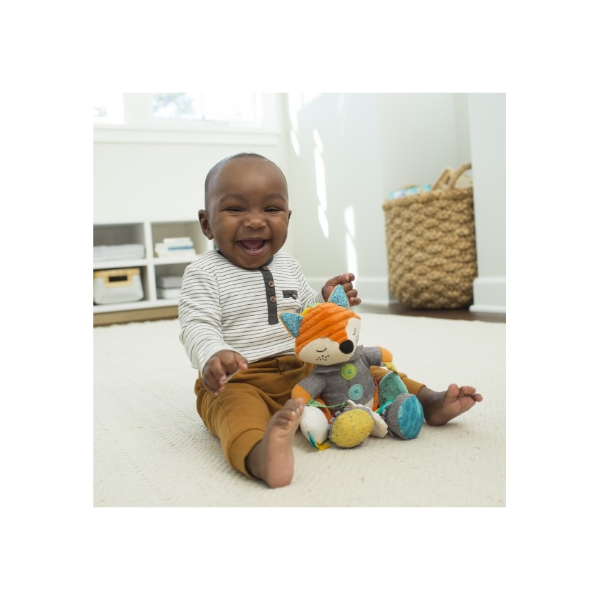 Infantino - Μαλακό παιχνίδι με μασελάκια 30 cm male αλεπού