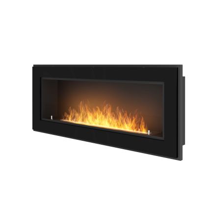 InFire - Built-in Τζάκι BIO 49x120 cm 3kW μαύρο