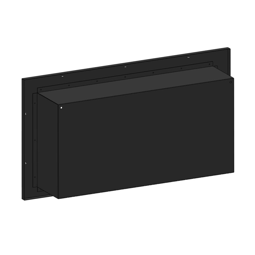 InFire - Built-in Τζάκι BIO 49x90 cm 3kW μαύρο