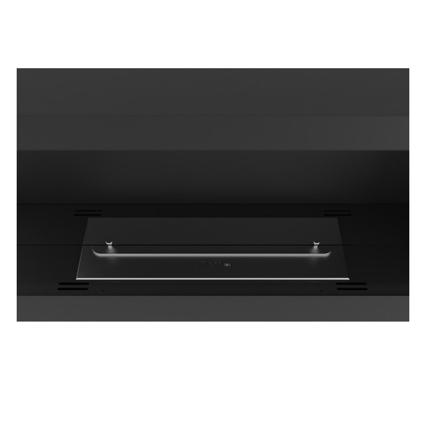 InFire - Corner Τζάκι BIO 45x90 cm 3kW μαύρο