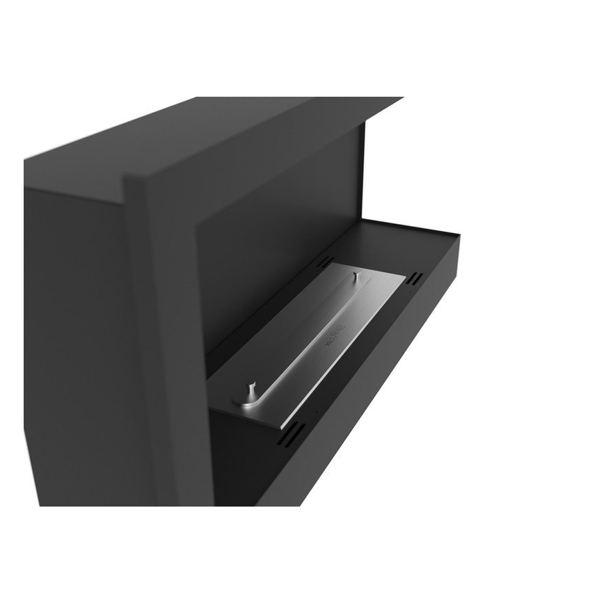 InFire - Corner Τζάκι BIO 45x90 cm 3kW μαύρο