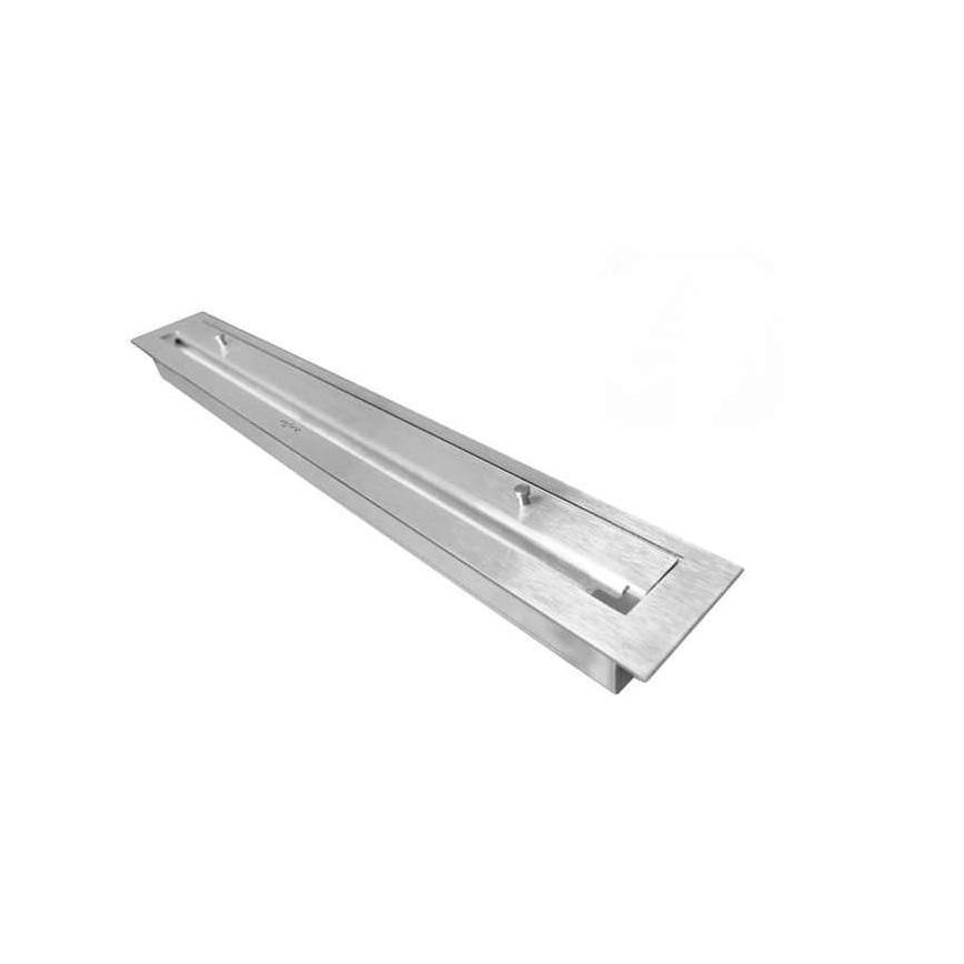 InFire - Corner Τζάκι BIO 45x90 cm 3kW μαύρο
