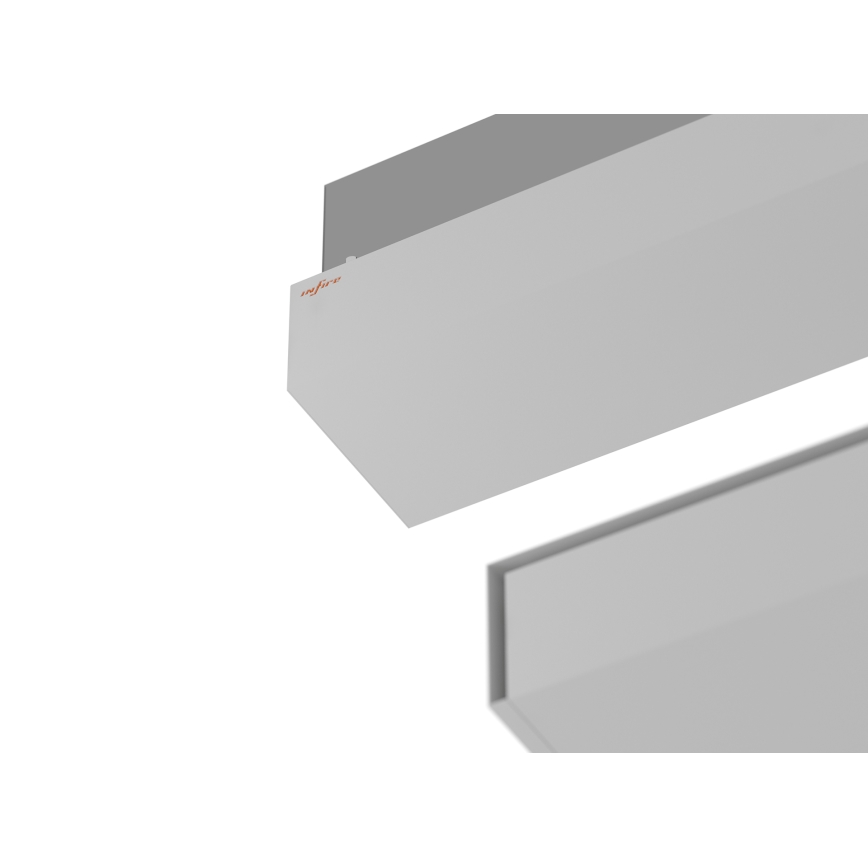 InFire - Τζάκι Βιοαιθανόλης BIO 110x85,5 cm 3kW λευκό