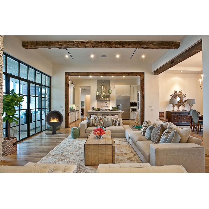 InFire - Τζάκι Βιοαιθανόλης BIO δ. 70 cm 3kW μαύρο