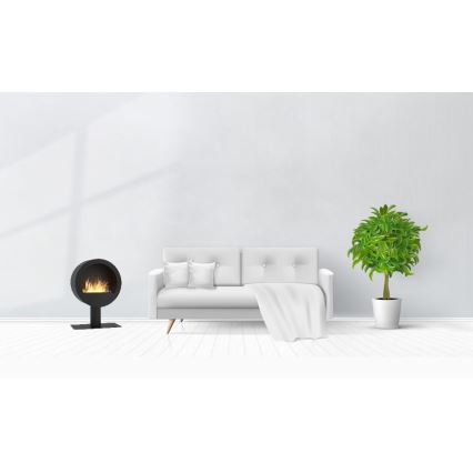 InFire - Τζάκι Βιοαιθανόλης BIO δ. 70 cm 3kW μαύρο