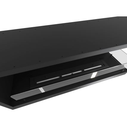 InFire -Γωνιακό τζάκι βιοαιθανόλης BIO 110x45 cm 3kW μαύρο