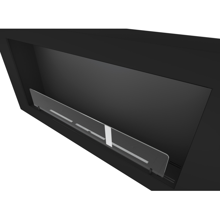 InFire - Επιτοίχιο τζάκι Βιοαιθανόλης  BIO 120x56 cm 3kW μαύρο