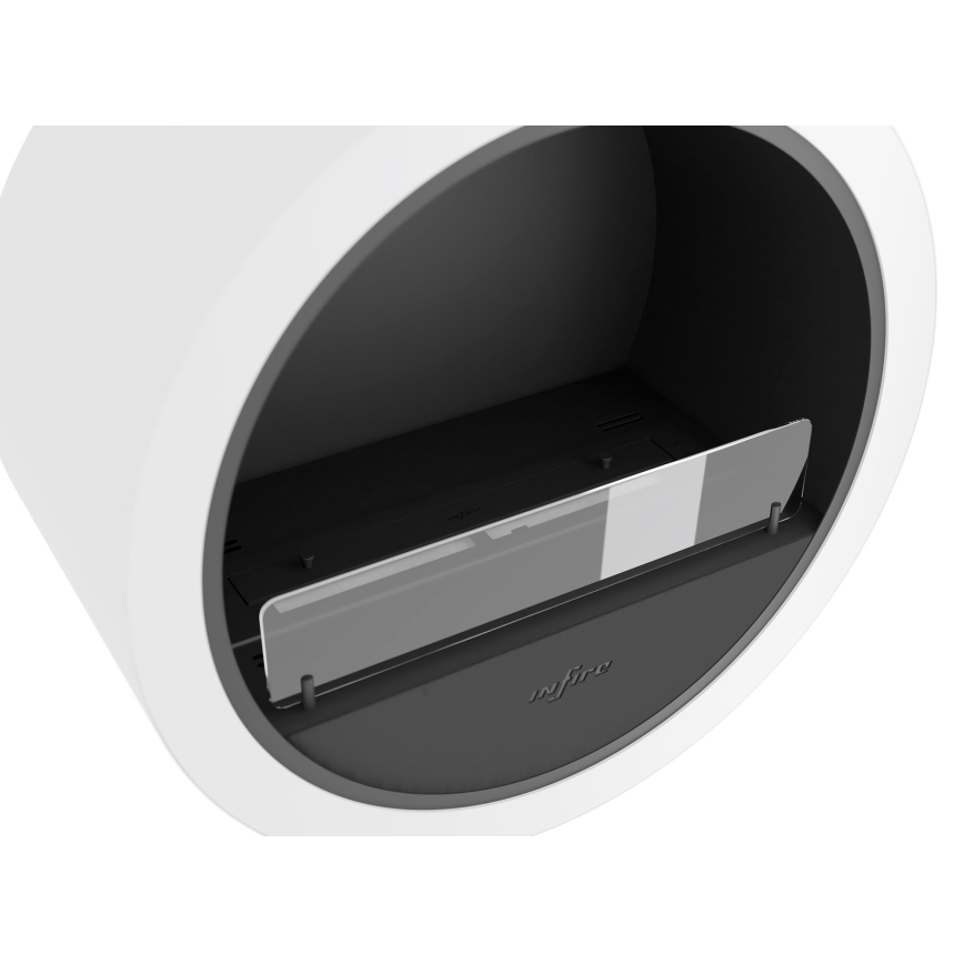 InFire - Επιτοίχιο τζάκι Βιοαιθανόλης BIO δ. 70 cm 3kW λευκό