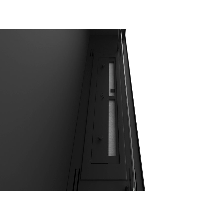 InFire - Εντοιχιζόμενο τζάκι BIO 90x50 cm 3kW μαύρο