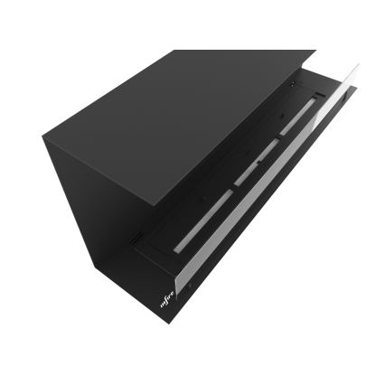 InFire - Εντοιχιζόμενο τζάκι Βιοαιθανόλης BIO 120x45 cm 3kW μαύρο