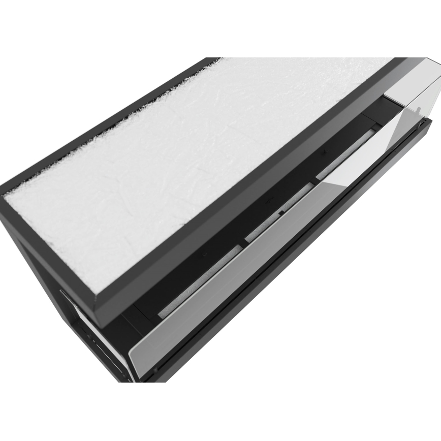 InFire - Εντοιχιζόμενο τζάκι βιοαιθανόλης BIO 120x50 cm 5kW μαύρο