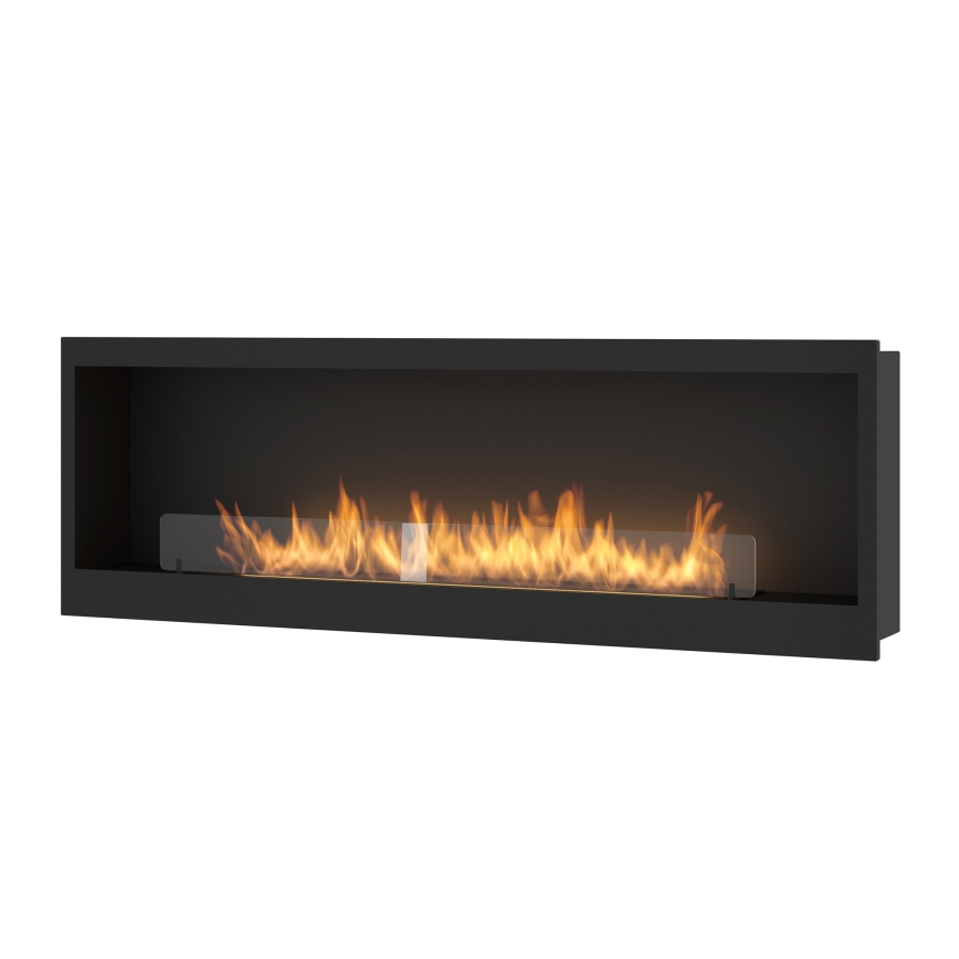 InFire - Εντοιχιζόμενο τζάκι Βιοαιθανόλης BIO 150x50 cm 4,2kW μαύρο