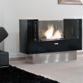 InFire - Βιοκαμινάδα 110x75 εκ. 3kW διπλής όψης