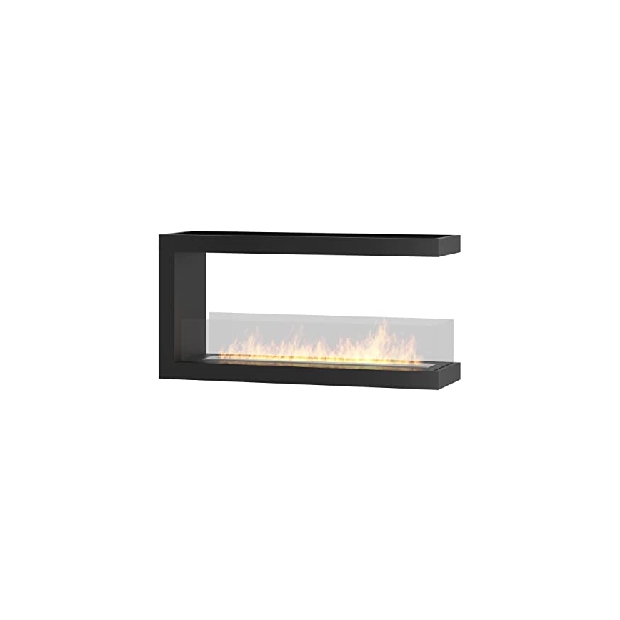 InFire - Γωνιακό τζάκι βιοαιθανόλης BIO 100x50 cm 3kW δύο όψεων