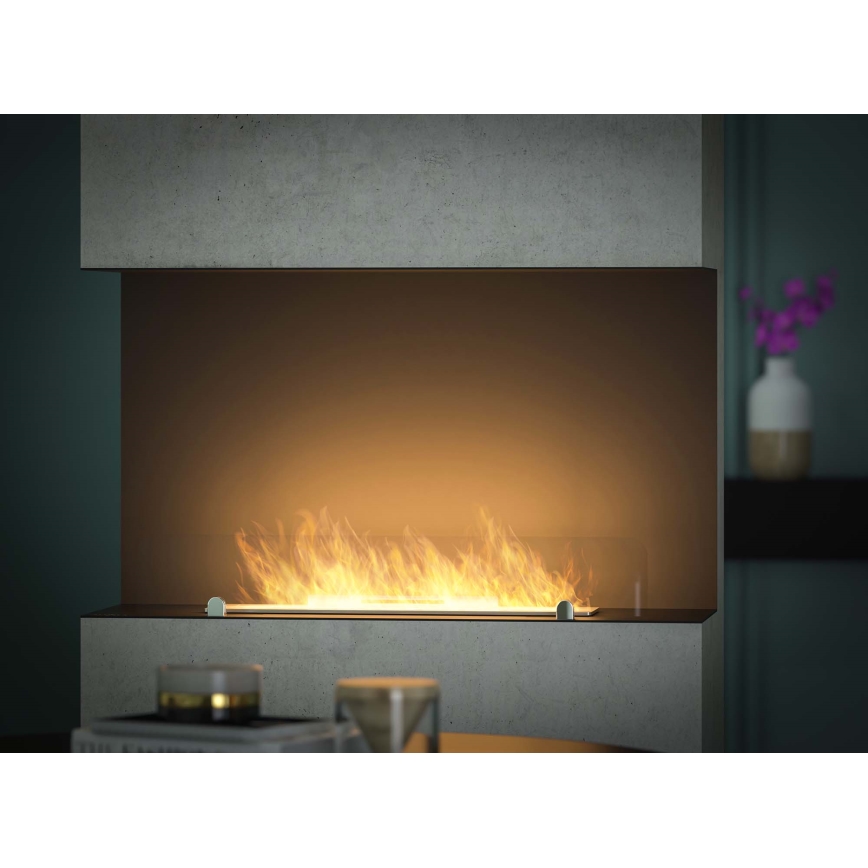 InFire - Εντοιχιζόμενο τζάκι Βιοαιθανόλης BIO 80x45 cm 3kW μαύρο