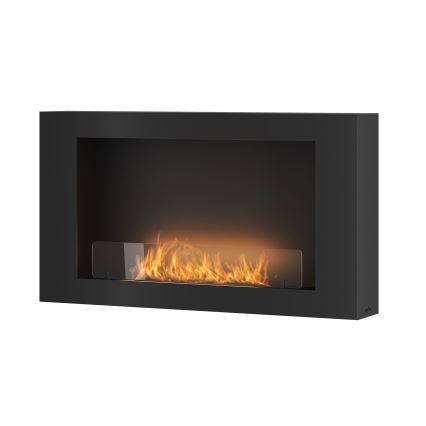 InFire - Επιτοίχιο τζάκι Βιοαιθανόλης  BIO 100x56 cm 3kW μαύρο