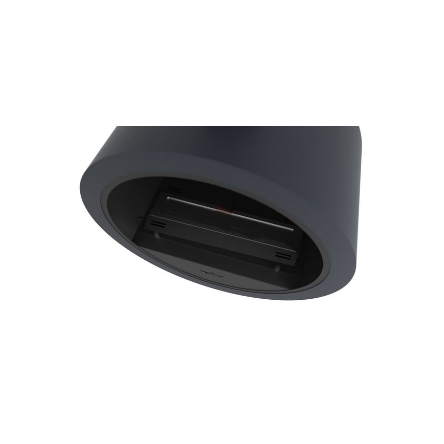 InFire - Επιτοίχιο τζάκι Βιοαιθανόλης BIO δ. 70 cm 3kW μαύρο