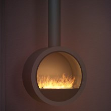 InFire -Κρεμαστό Τζάκι Βιοαιθανόλης BIO δ. 70 cm 3kW μαύρο