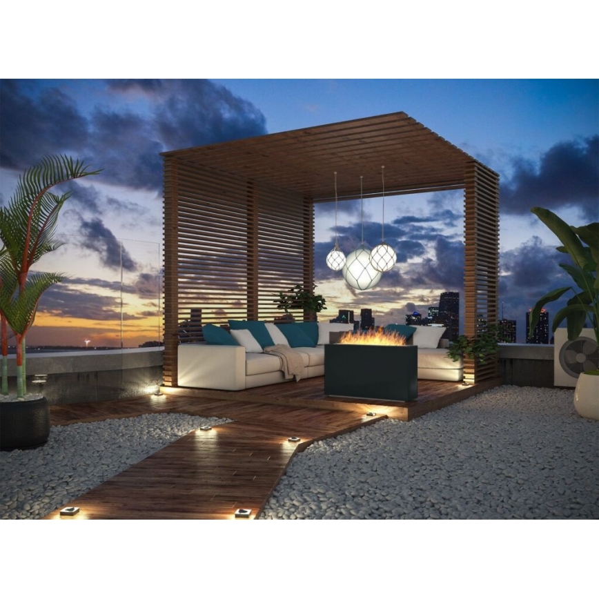 InFire - Τζάκι BIO 110x65 cm 3,5kW μαύρο