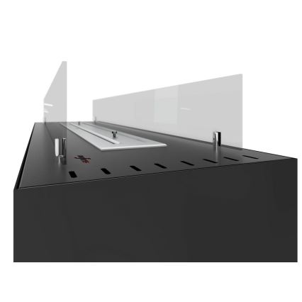 InFire - Τζάκι BIO 110x65 cm 3,5kW μαύρο