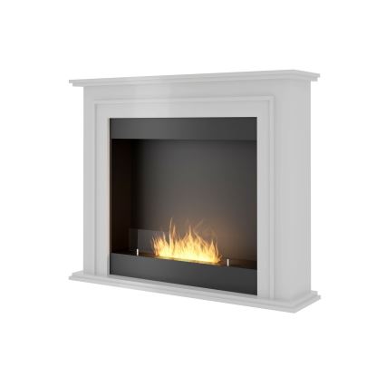 InFire - Τζάκι Βιοαιθανόλης 90x112,5 cm 3kW λευκό
