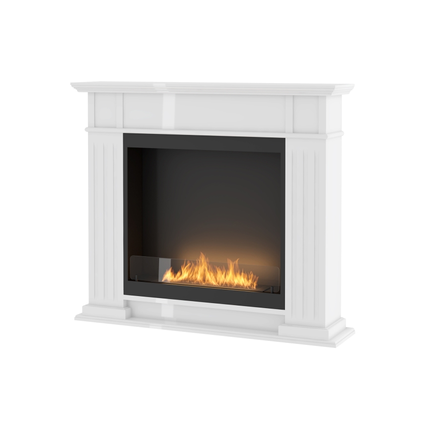 InFire -Τζάκι Βιοαιθανόλης BIO 115x100 cm 3kW λευκό