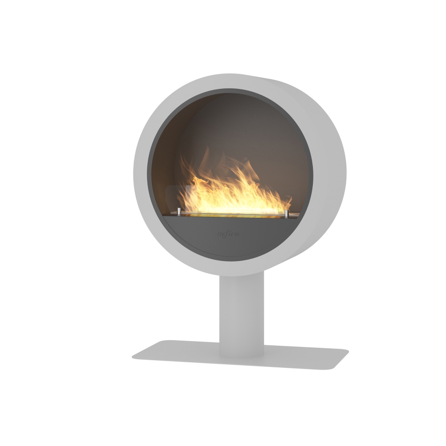 InFire - Τζάκι Βιοαιθανόλης BIO δ. 72,5 cm 3kW λευκό