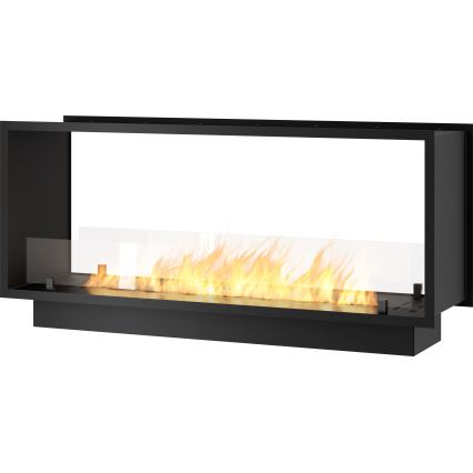 InFire - Χωνευτό Τζάκι BIO 48,5x123,5 cm 6kW μαύρο