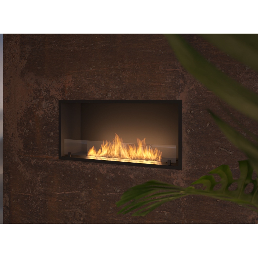 InFire - Χωνευτό Τζάκι BIO 49,4x104,4 cm 6kW μαύρο