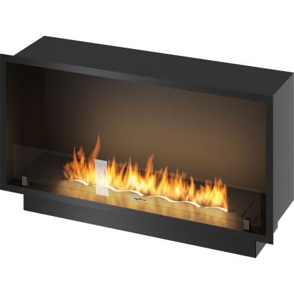 InFire - Χωνευτό Τζάκι BIO 49,4x104,4 cm 6kW μαύρο