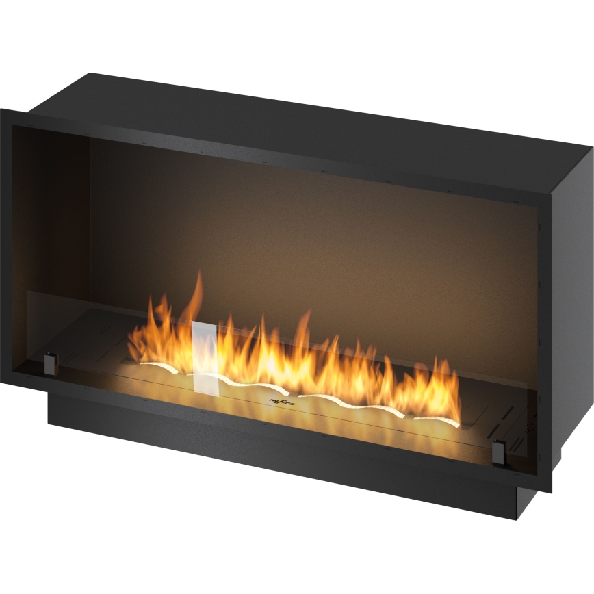 InFire - Χωνευτό Τζάκι BIO 49,4x104,4 cm 6kW μαύρο