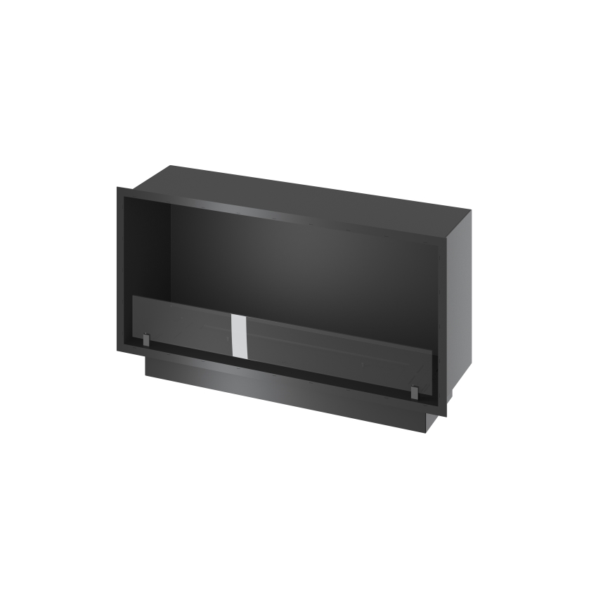 InFire - Χωνευτό Τζάκι BIO 49,4x104,4 cm 6kW μαύρο