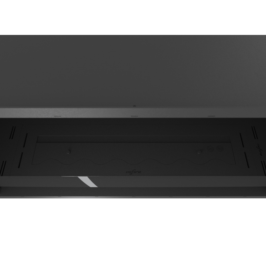InFire - Χωνευτό Τζάκι BIO 49,4x104,4 cm 6kW μαύρο