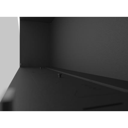 InFire - Χωνευτό Τζάκι BIO 49,4x124,4 cm 6kW μαύρο