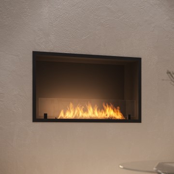 InFire - Χωνευτό Τζάκι BIO 49,4x84,4 cm 3,5kW μαύρο