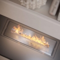 InFire - Χωνευτό Τζάκι BIO 5,5x50 cm 3kW ματ χρώμιο