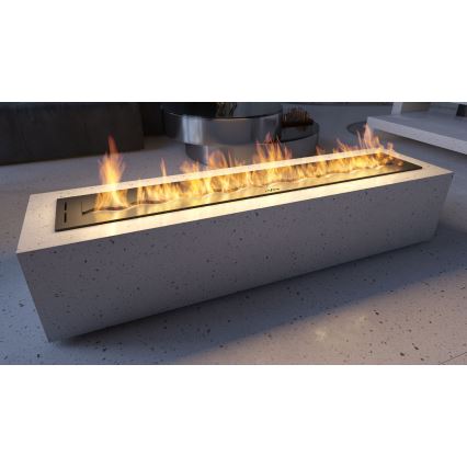 InFire - Χωνευτό Τζάκι BIO 7,5x120 cm 7kW μαύρο