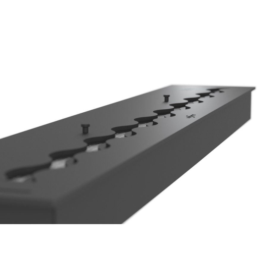 InFire - Χωνευτό Τζάκι BIO 7,5x120 cm 7kW μαύρο