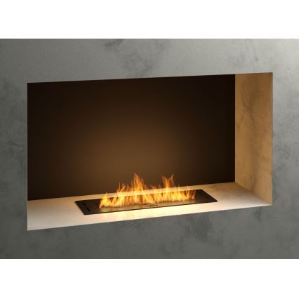 InFire - Χωνευτό Τζάκι BIO 7,5x50 cm 3,5kW μαύρο