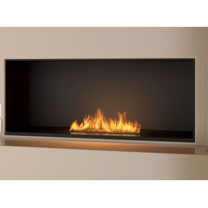 InFire - Χωνευτό Τζάκι BIO 7,5x60 cm 3,5kW μαύρο