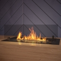 InFire - Χωνευτό Τζάκι BIO 8,5x60 cm 3,5kW μαύρο