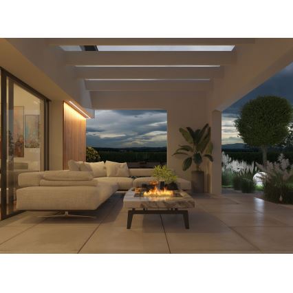 InFire - Χωνευτό Τζάκι BIO 8,5x80 cm 3,5kW μαύρο