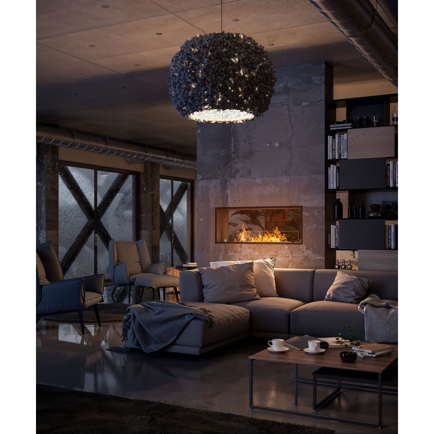 InFire - Χωνευτό Τζάκι BIO 48,5x123,5 cm 6kW μαύρο