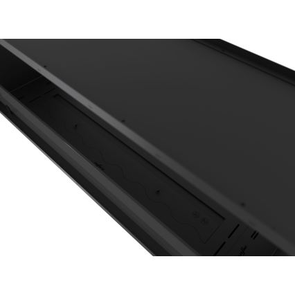 InFire - Χωνευτό Τζάκι BIO 48,5x123,5 cm 6kW μαύρο