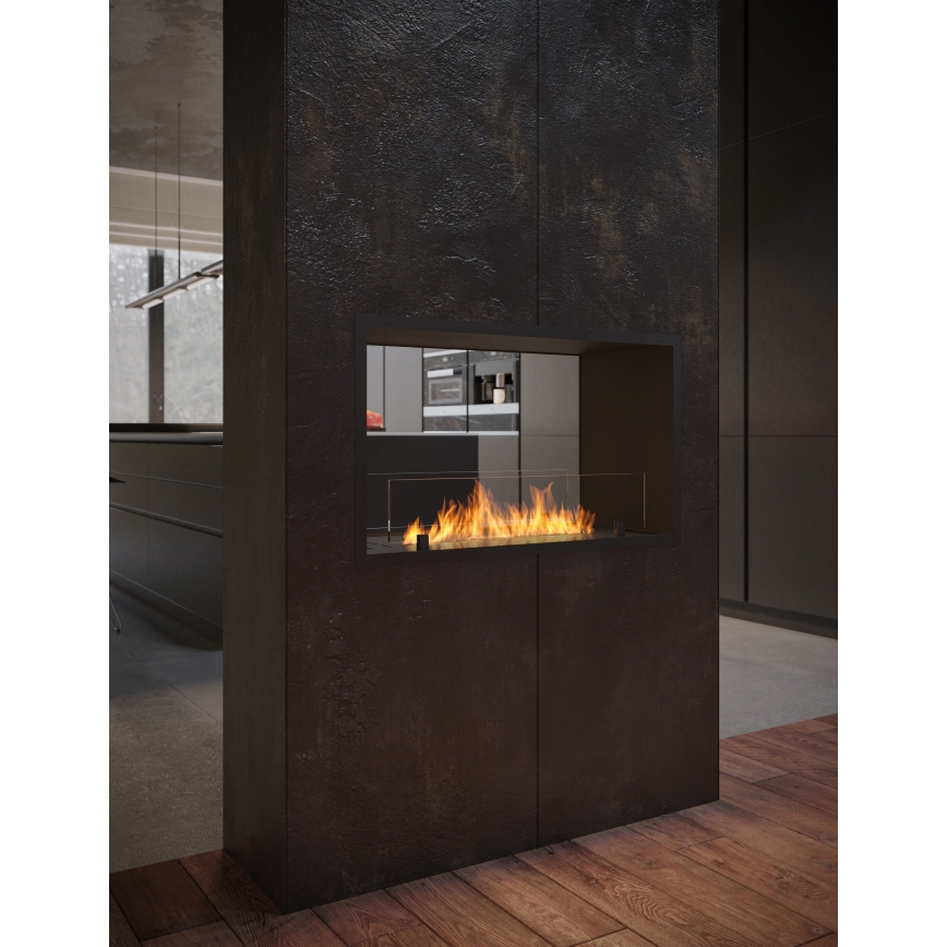 InFire - Χωνευτό Τζάκι BIO 48,5x83,5 cm 3,5kW μαύρο