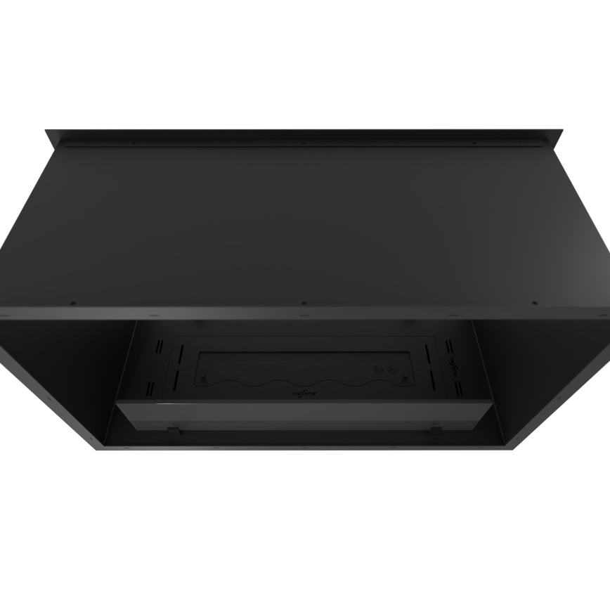 InFire - Χωνευτό Τζάκι BIO 48,5x83,5 cm 3,5kW μαύρο